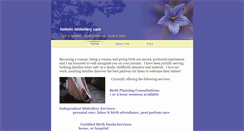 Desktop Screenshot of holisticmidwiferycare.net